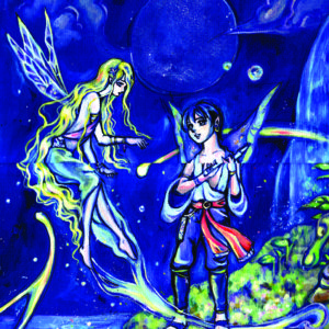 Binah Moon Fantasy Art Poster MB11