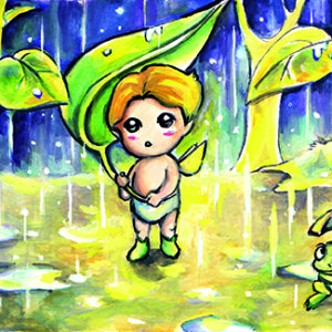 Binah Moon Fantasy Art Poster MB18