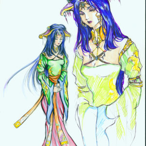 Binah Moon Fantasy Art Poster MB30