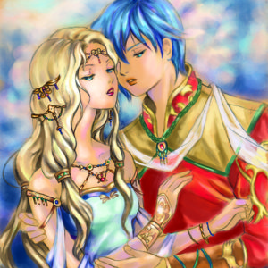 Binah Moon Fantasy Art Poster MB4